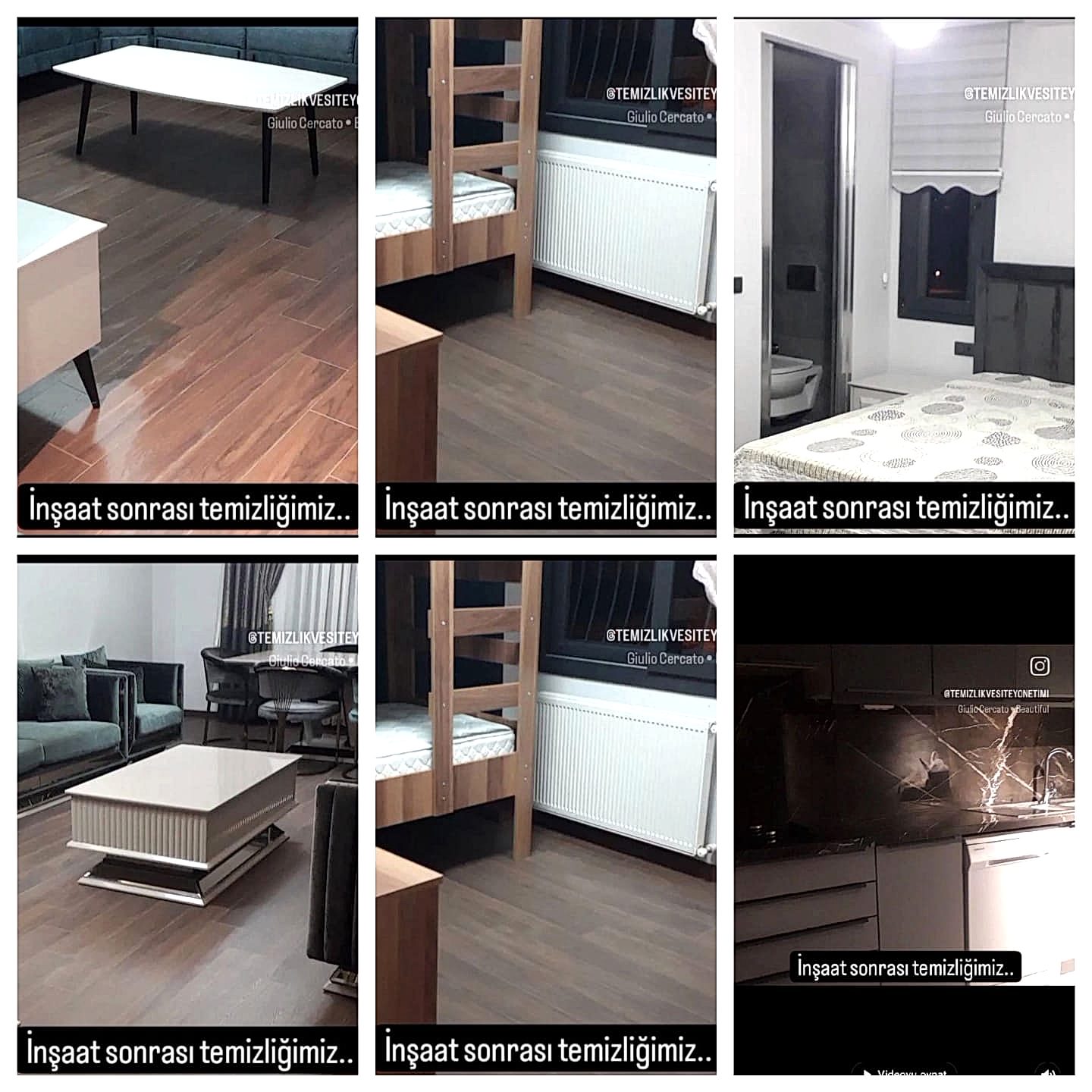 inşaat sonrası daire temizliğimiz